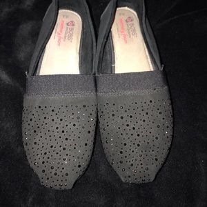 BOBS Memory foam sequin slip ons